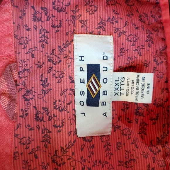 Joseph Abboud shirt 100% linen - Picture 2 of 8